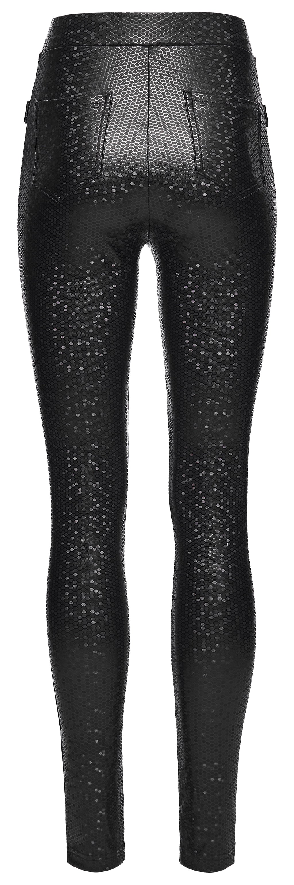 Punk Rave Ravenna Leggings - Black Prism Finish