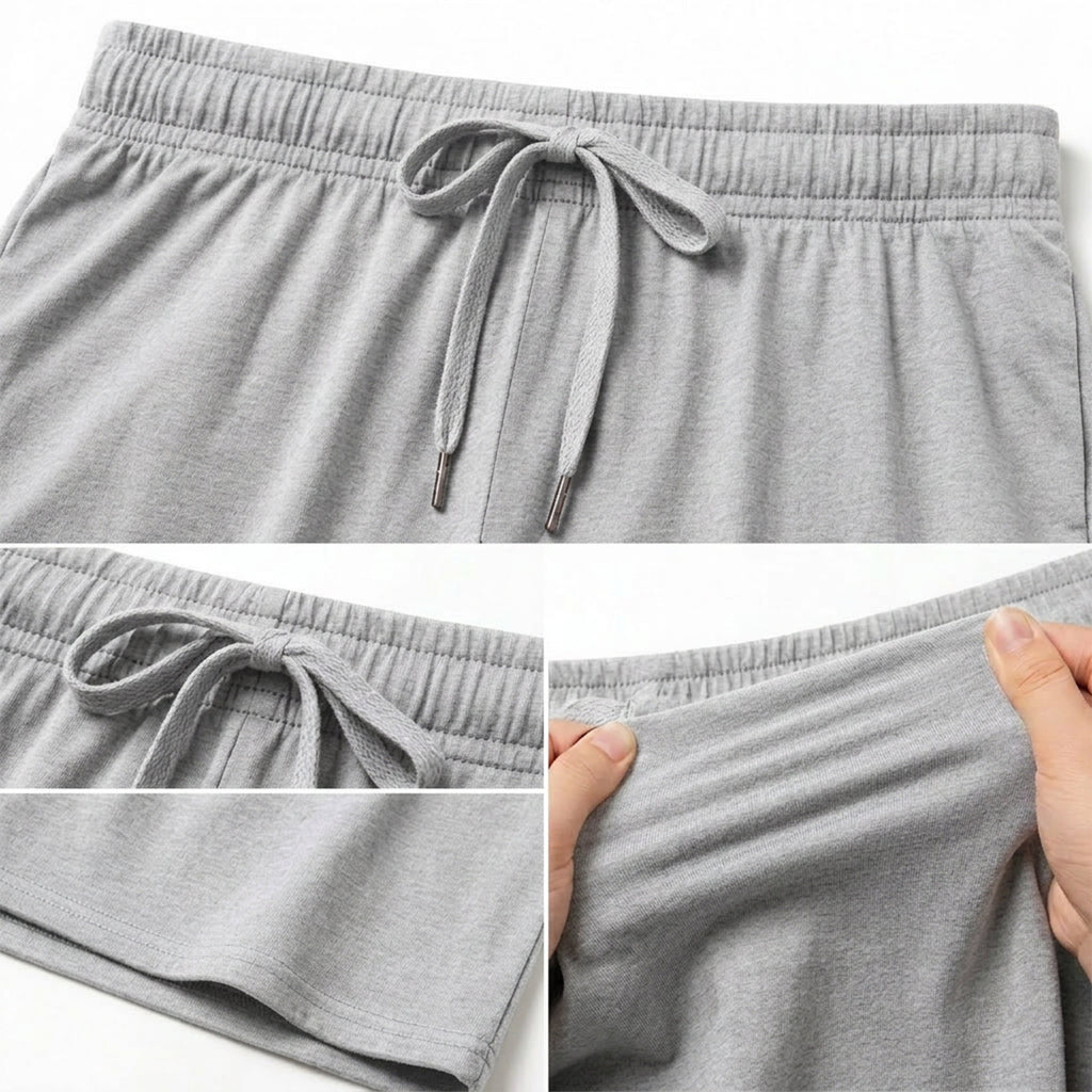 Sock Stack 2 Pack Mens Cotton Lounge Bottoms Stretchable PJ Pants Durable Cosy Cosy Super Soft Lounge Comfort