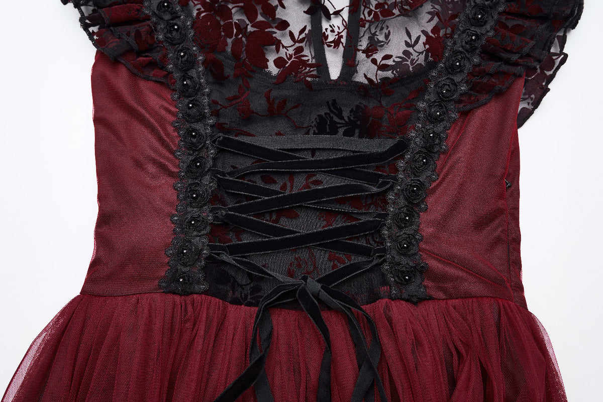 Punk Rave Gothic Flying Sleeve Dress