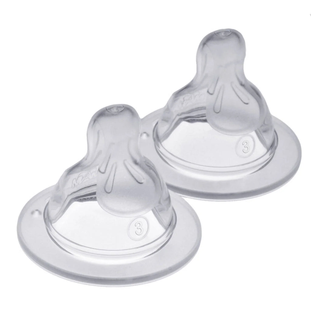 MAM SkinSoft Silicone Teat Fast Flow 4+ months Pack of 2