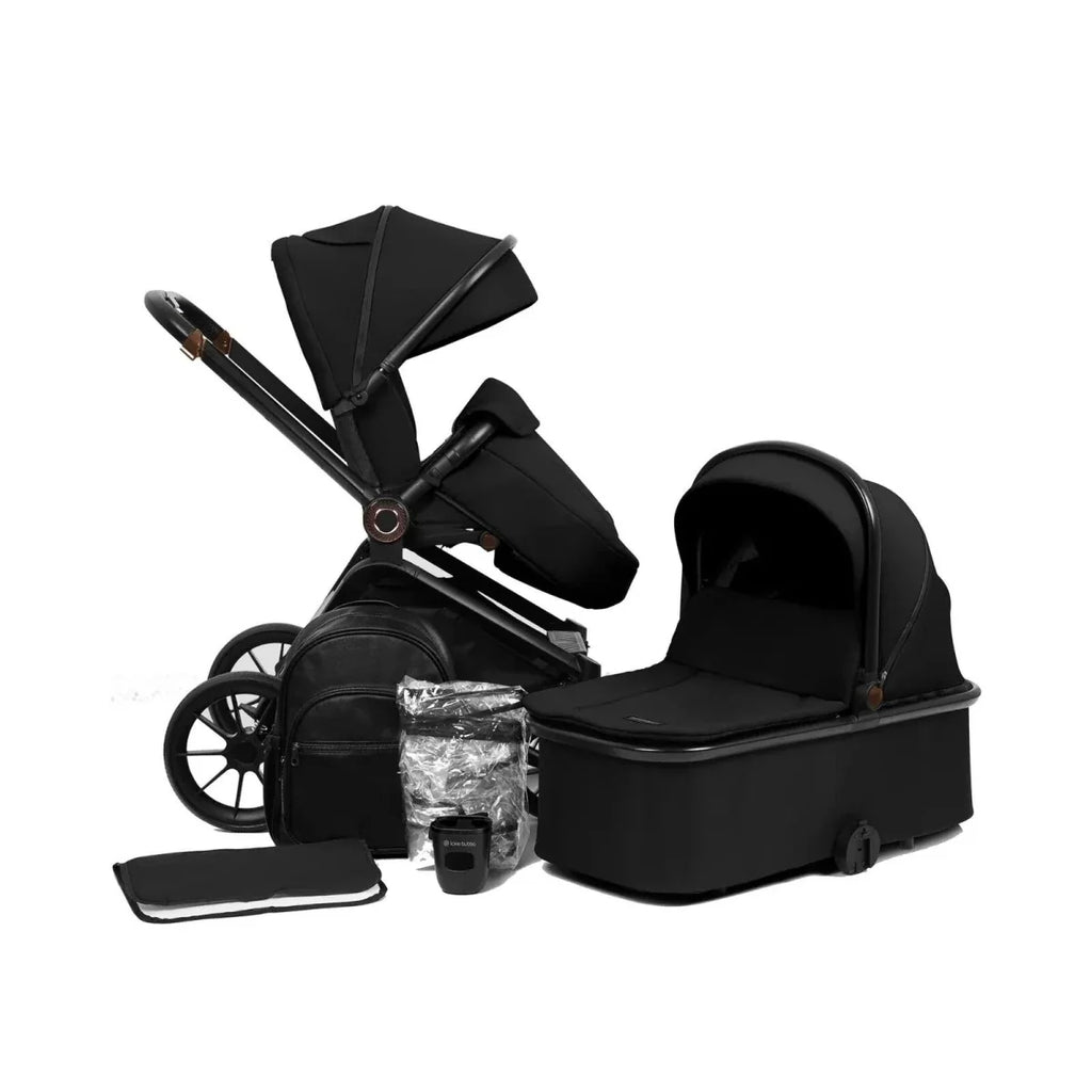 Ickle Bubba Altima Pram 9 pcs - Black