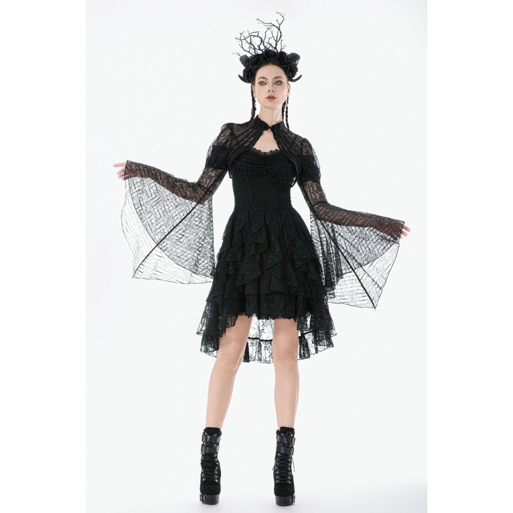 Dark in Love Elara Gothic Versatile Lace Shoulder Cape