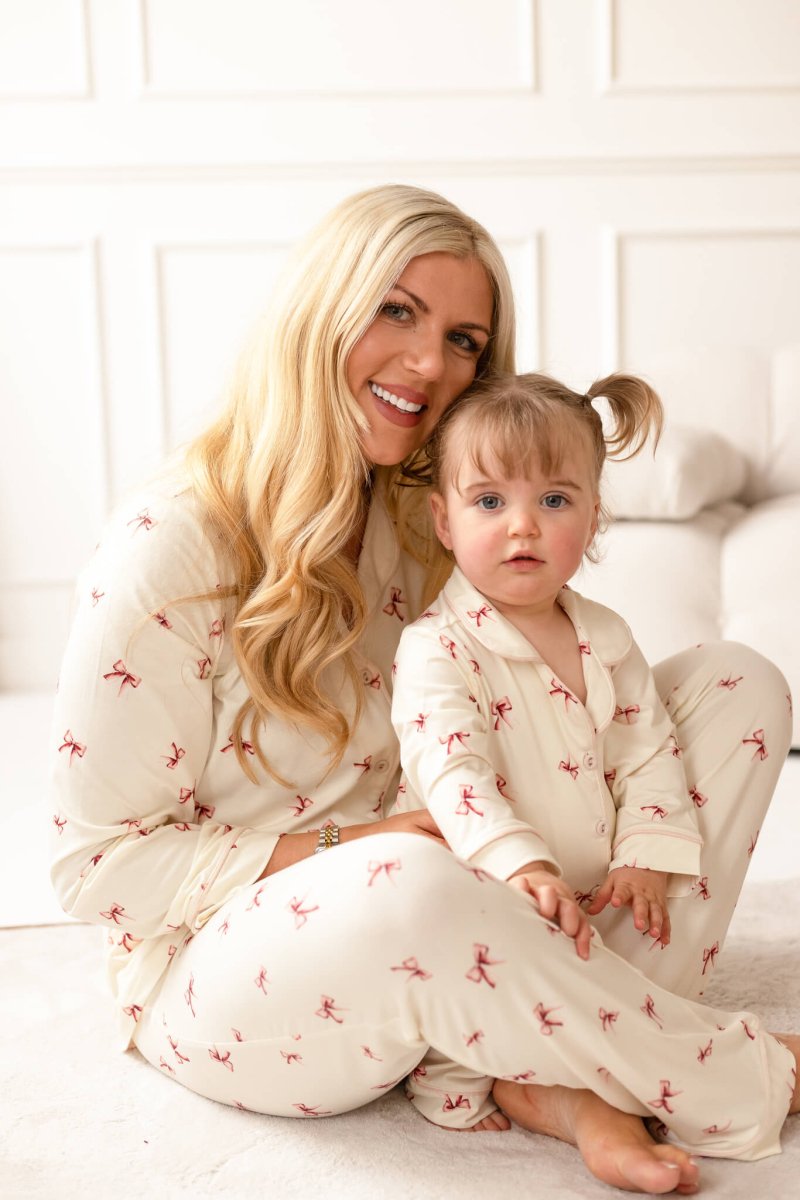 Mini COZY Rosy Ribbon Pyjamas Set