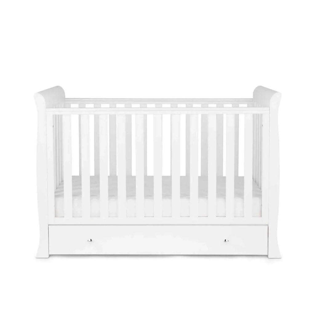 Ickle Bubba Snowdon 4 in 1 Mini 3 Piece Furniture Set White - Premium Pocket Sprung Mattress