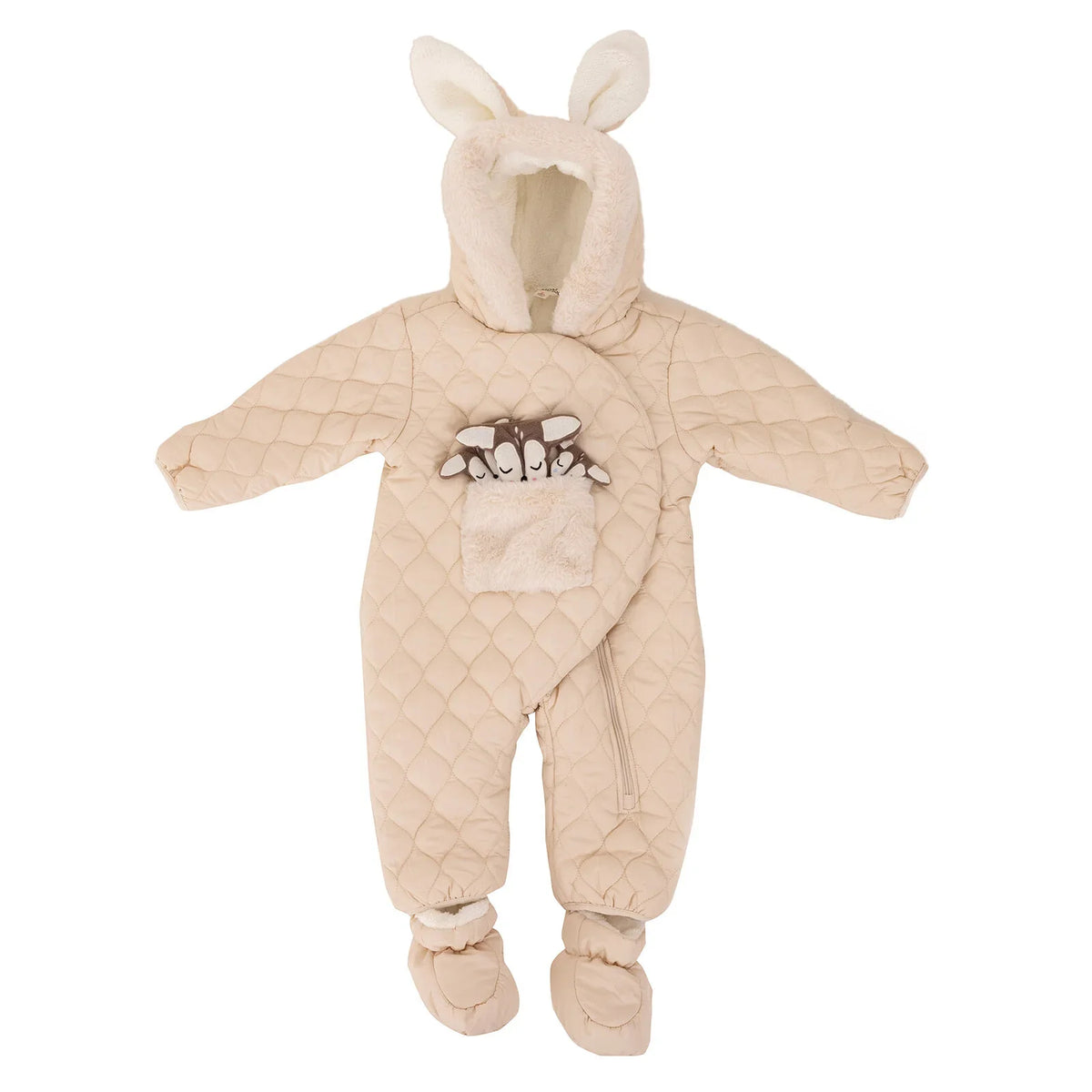 Midimod Footed Microfibre Baby Pramsuit (9 Months to 2 Years)