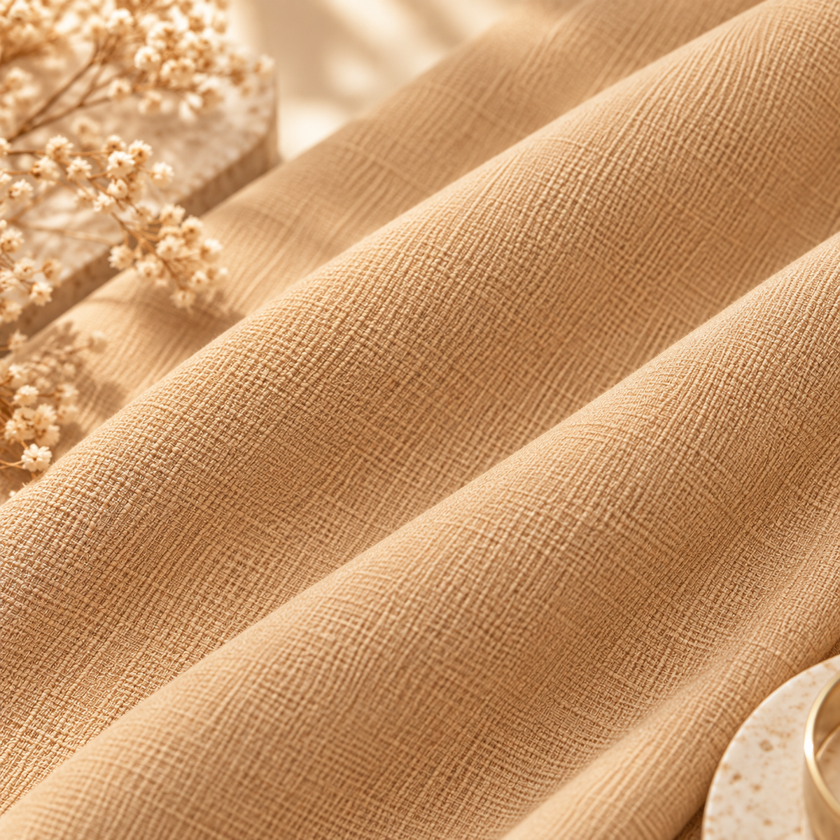 Premium Champagne Beige Cotton Scarf – Soft & Comfortable Everyday Essential Wrap