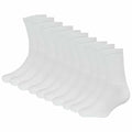 Sock Stack Kids Athletic Socks Pack of 10 Pairs Cushioned Breathable Moisture-Wicking
