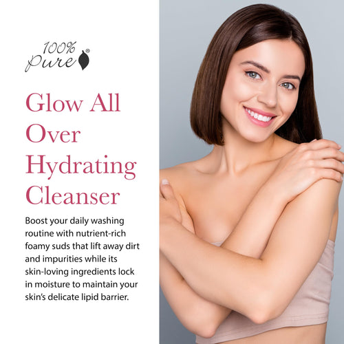 100% PURE Coconut Lime Shower Gel – Natural Hydrating Body Wash for All Skin Types (Gluten Free)