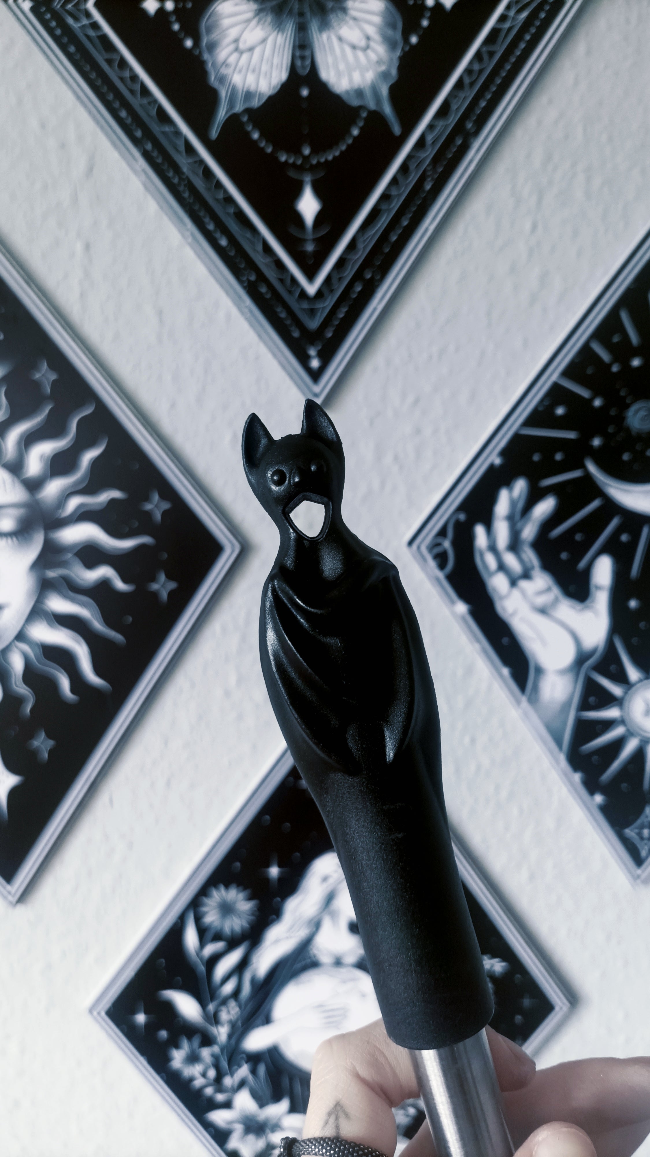 Alchemy Gothic Black Bat Spatula