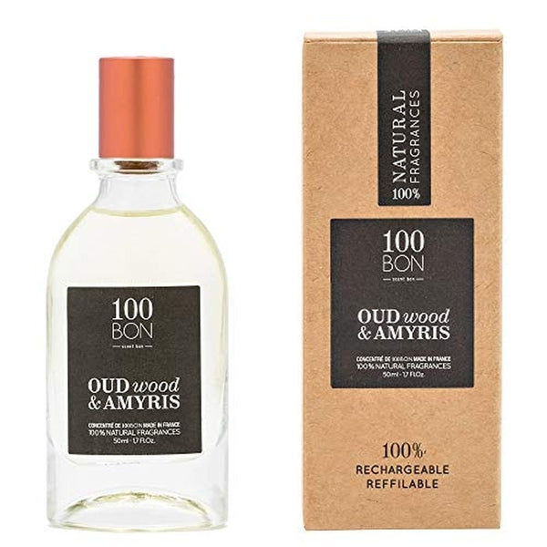 100BON Oud Wood & Amyris Refillable Eau de Parfum Concentrate 50ml Spray