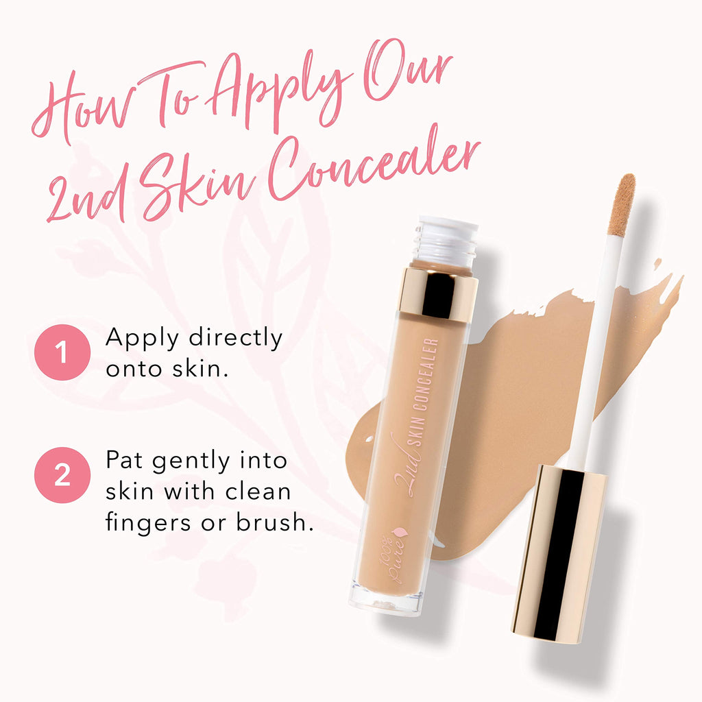 100% PURE 2nd Skin Concealer Shade 5 - Fruit Pigmented, Full Coverage