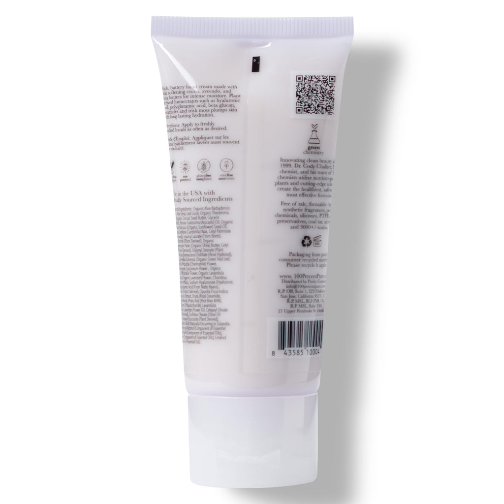 100percentPURE French Lavender Hand Cream – Non-Greasy Dry Skin Hand Lotion, Cocoa Butter, Avocado & Shea, 2 oz