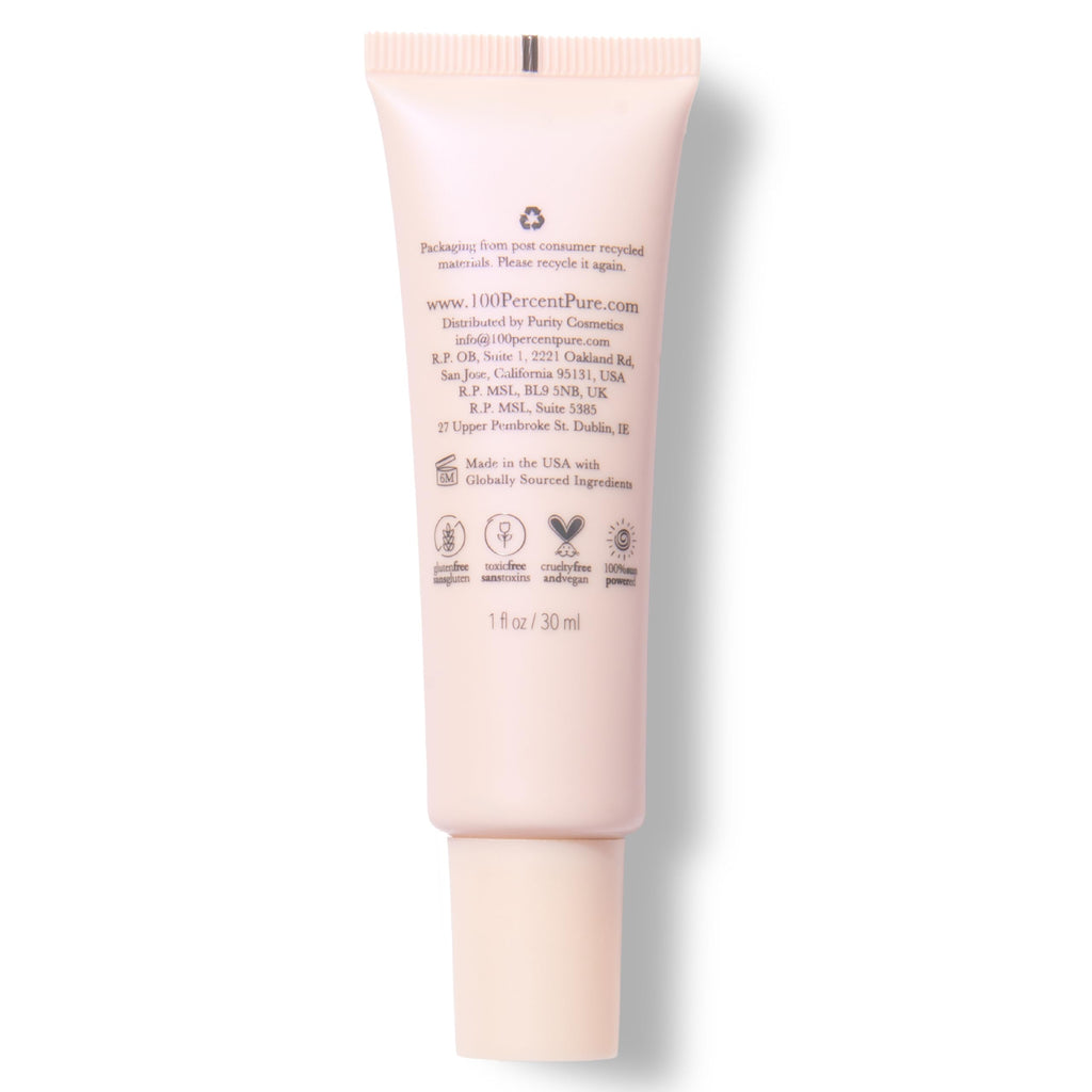 100% PURE Tinted Moisturizer White Peach – Light to Medium Coverage, Dewy Glow, Vegan