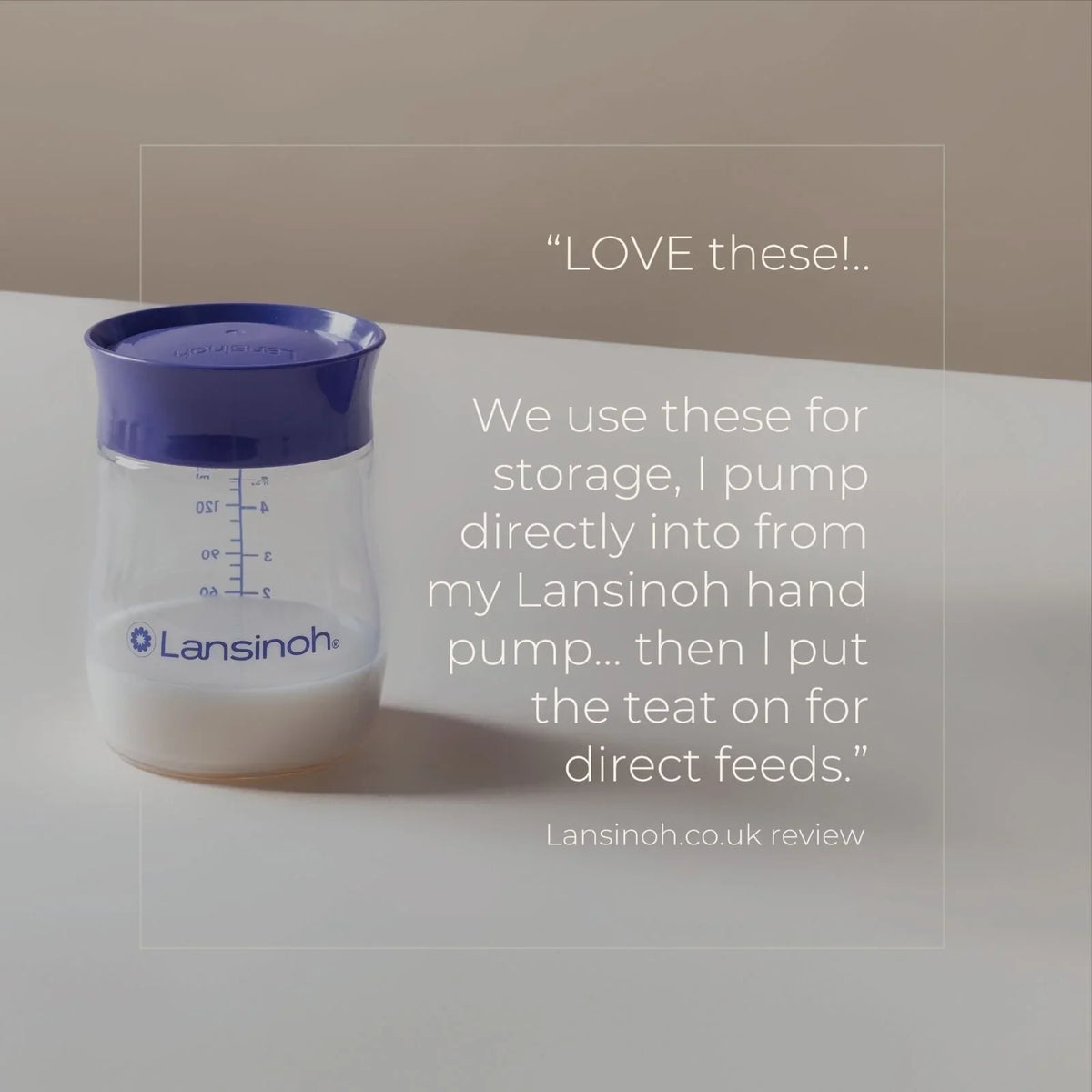 Lansinoh Breastmilk Storage Bottles 4 pcs