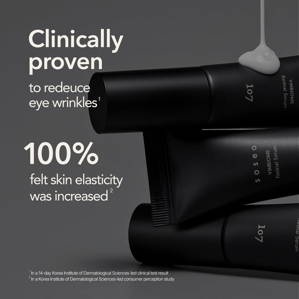 107 VINBIOME Retinal Serum 0.1% with Ginseng — Hydrating & Firming for Sensitive Skin