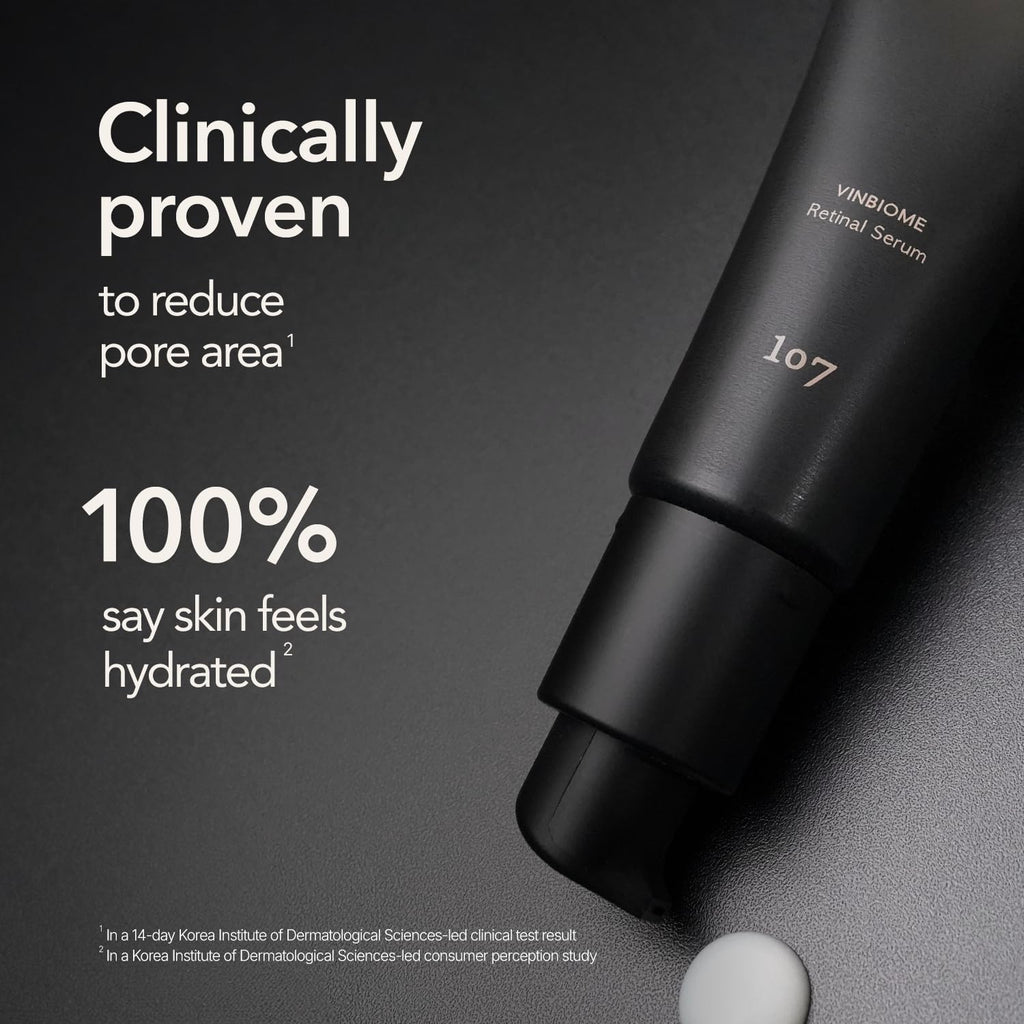 107 VINBIOME Retinal Serum 0.1% with Ginseng — Hydrating & Firming for Sensitive Skin