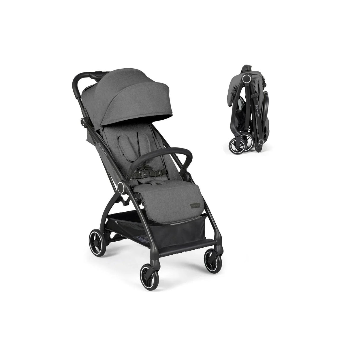 Ickle Bubba Aries Autofold Stroller - Graphite Grey