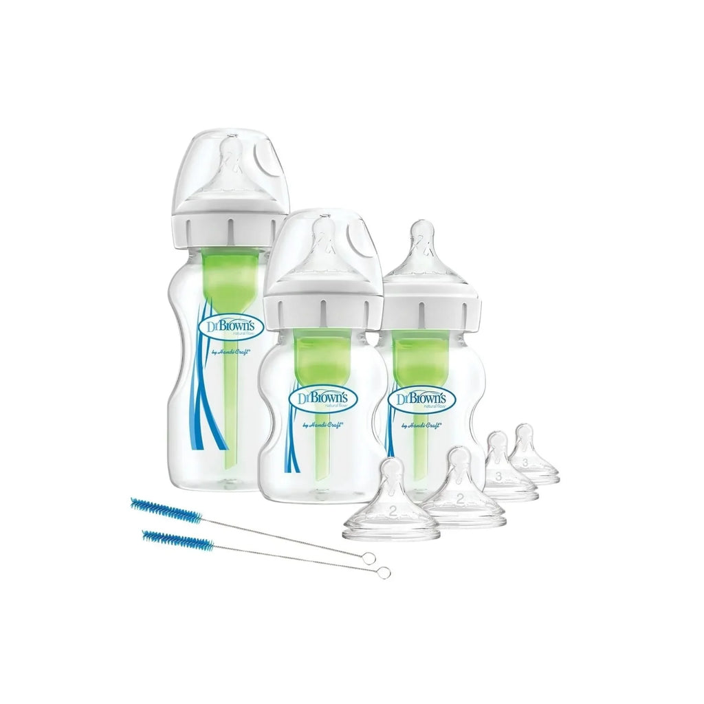 Dr. Brown's Options+ Anti-Colic Baby Bottle Wide Neck Starter Kit