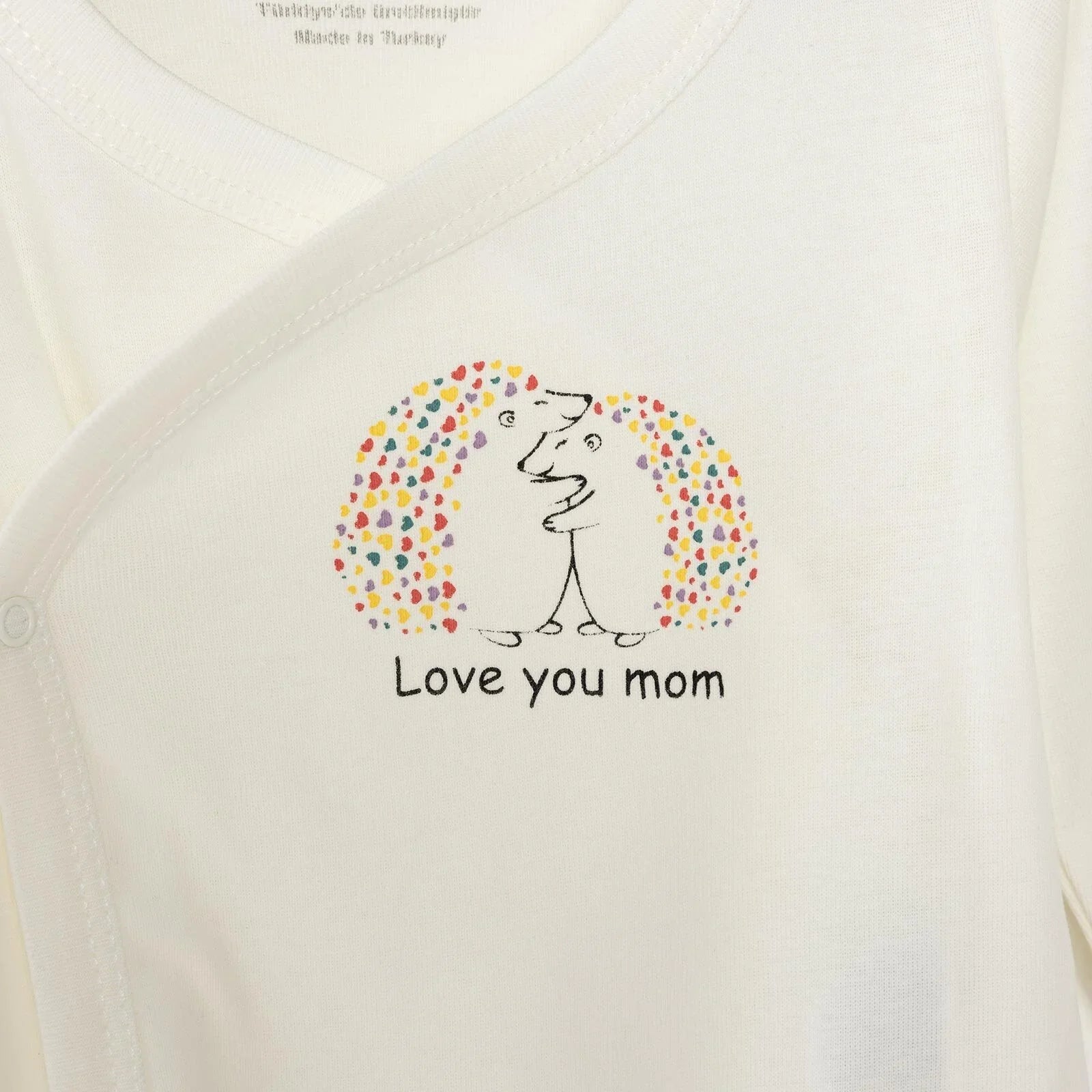 HelloBaby Long Sleeve Bodysuit - Ecru