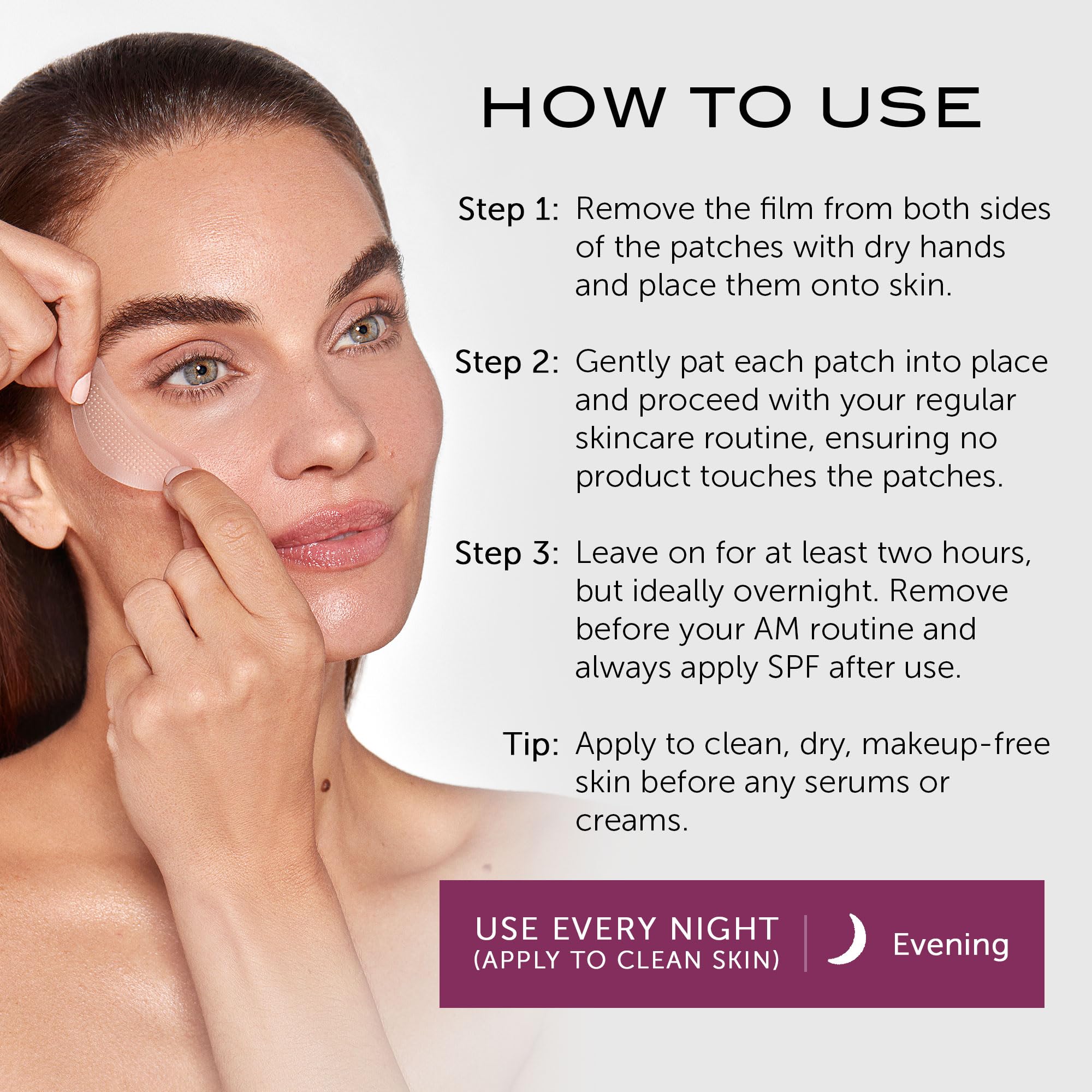 111SKIN Wrinkle Erasing Retinol Patches — Non-Invasive Forehead, Under-Eye & Smile Line, 3 x 1.23 oz