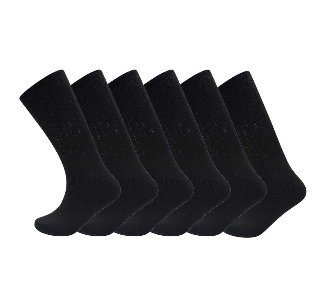Sock Stack Men's Merino Wool Thermal Work Boot Socks 12 Pack Reinforced Heel And Toe