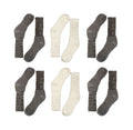 Sock Stack Men's Merino Wool Thermal Work Boot Socks 12 Pack Reinforced Heel And Toe