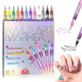 12 Color Nail Art Pens Set – 0.5mm Quick-Dry Nail Markers for DIY Nail Art