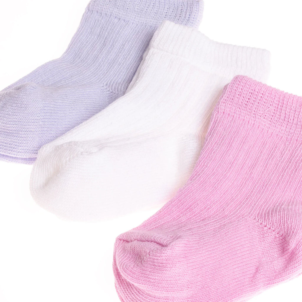 HelloBaby 3 Pack Ankle Baby Socks (Newborn to 3-4 Years)