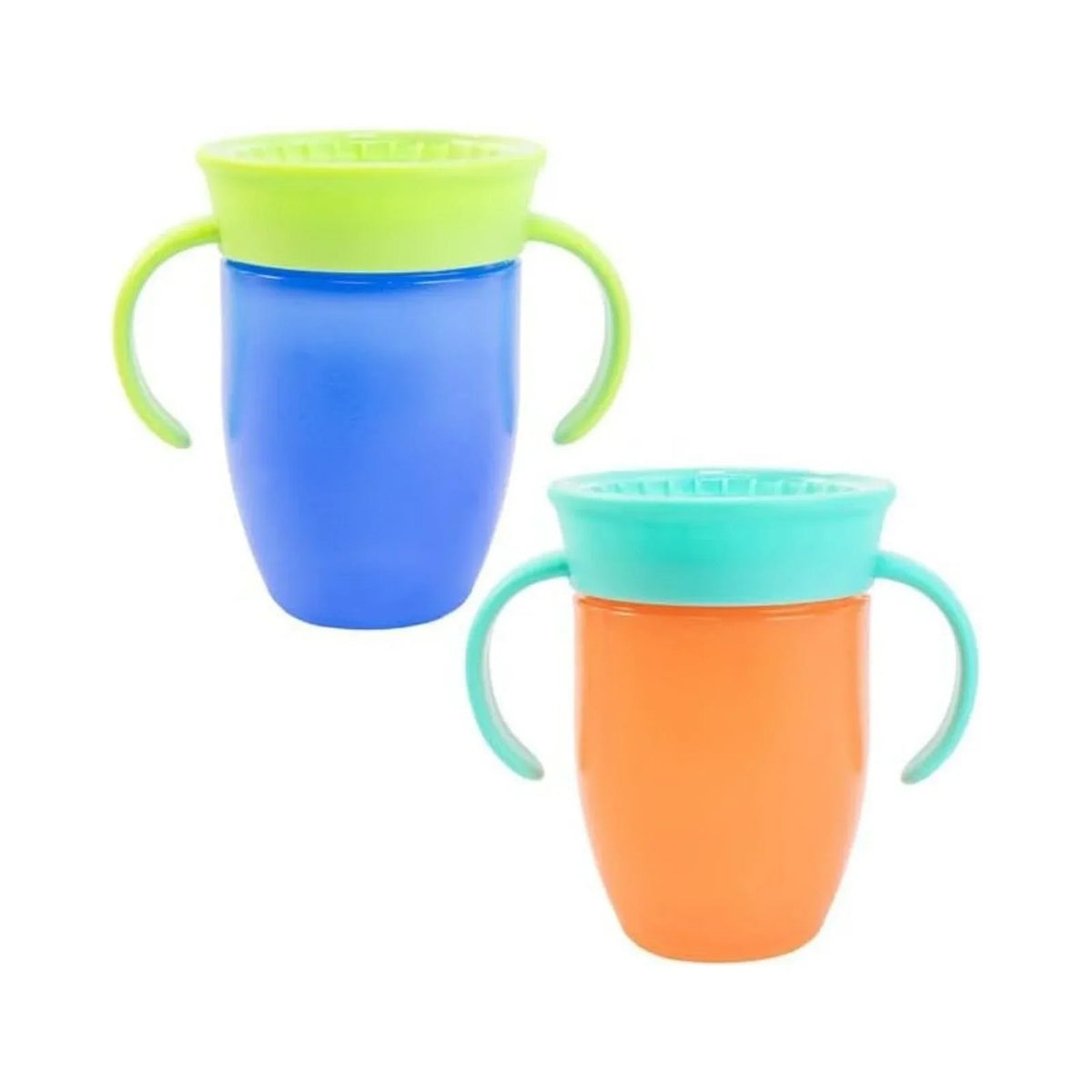 Nuby All Around Short Cup with Handles 210ml Assorted