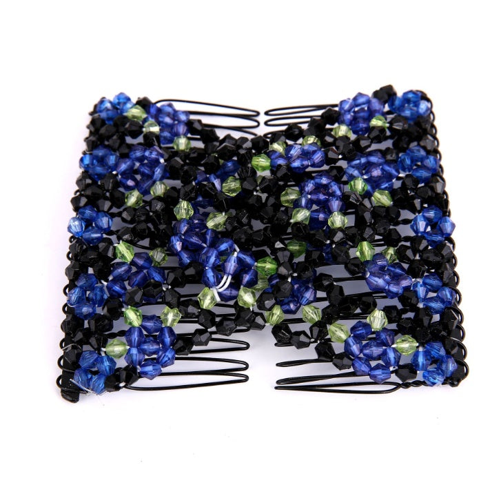 Korean-Style Beaded Hair Clip - Versatile Hair Comb Accessory