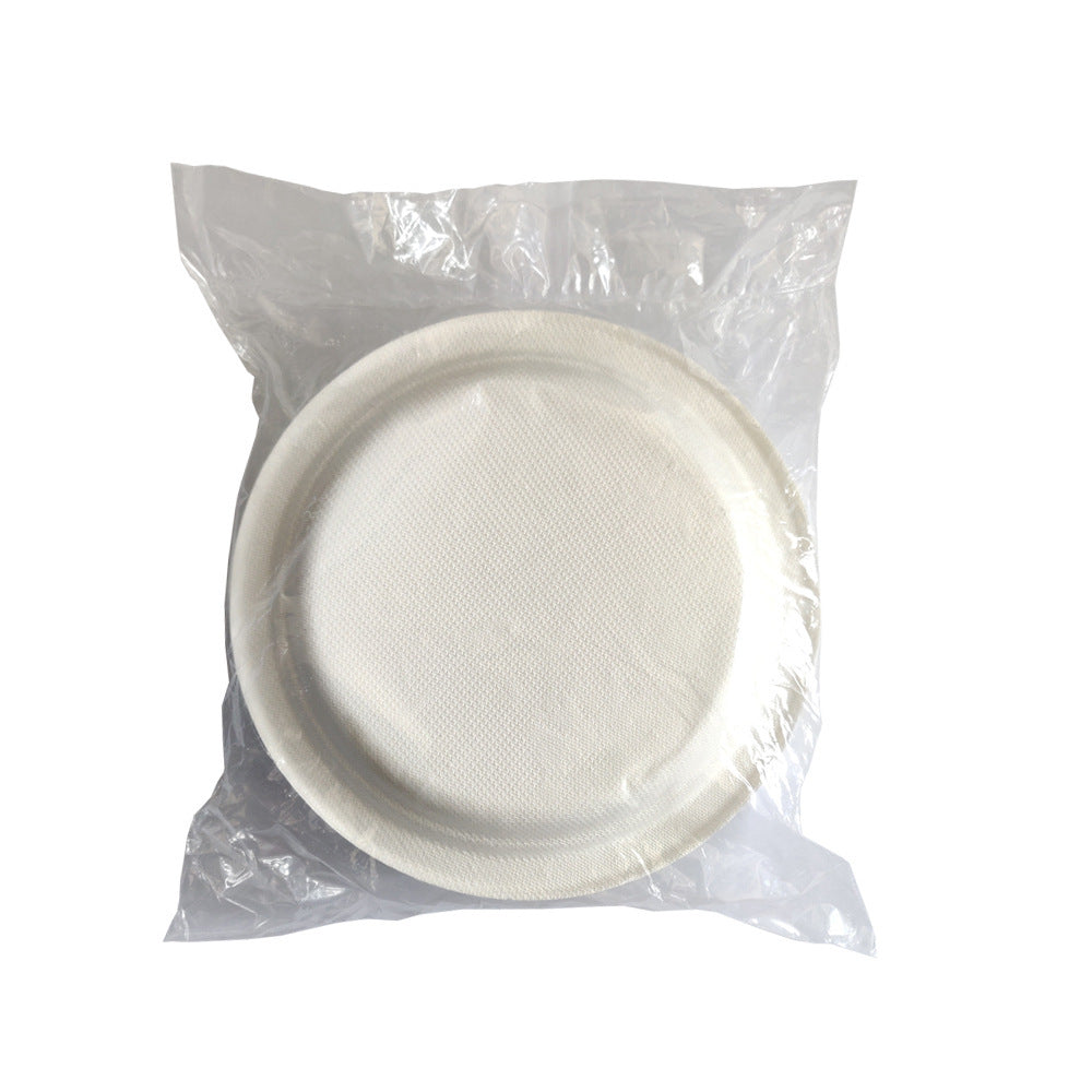 Disposable And Fully Degradable Sugar Cane Pulp Cup Lid
