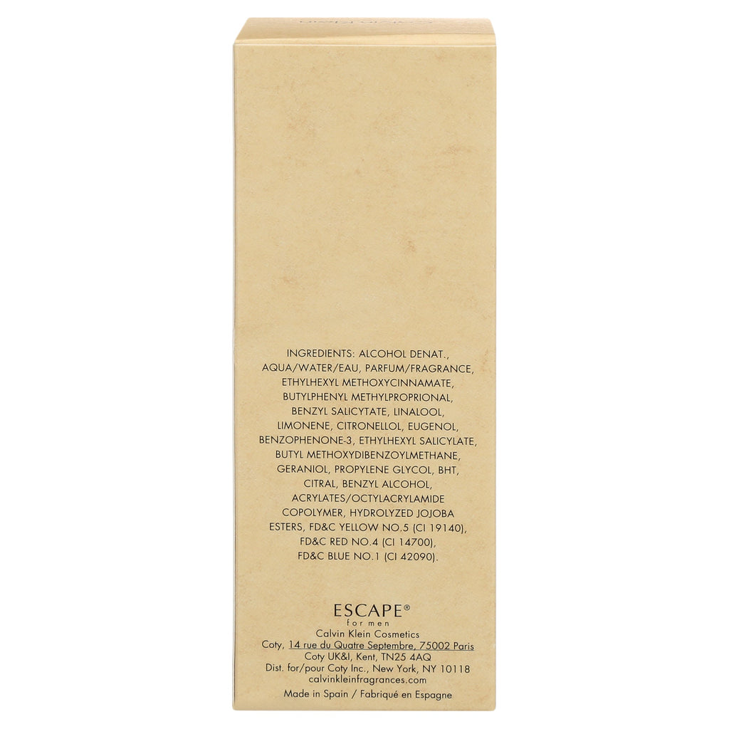 Calvin Klein Escape For Men Eau De Toilette-Spray 100ml