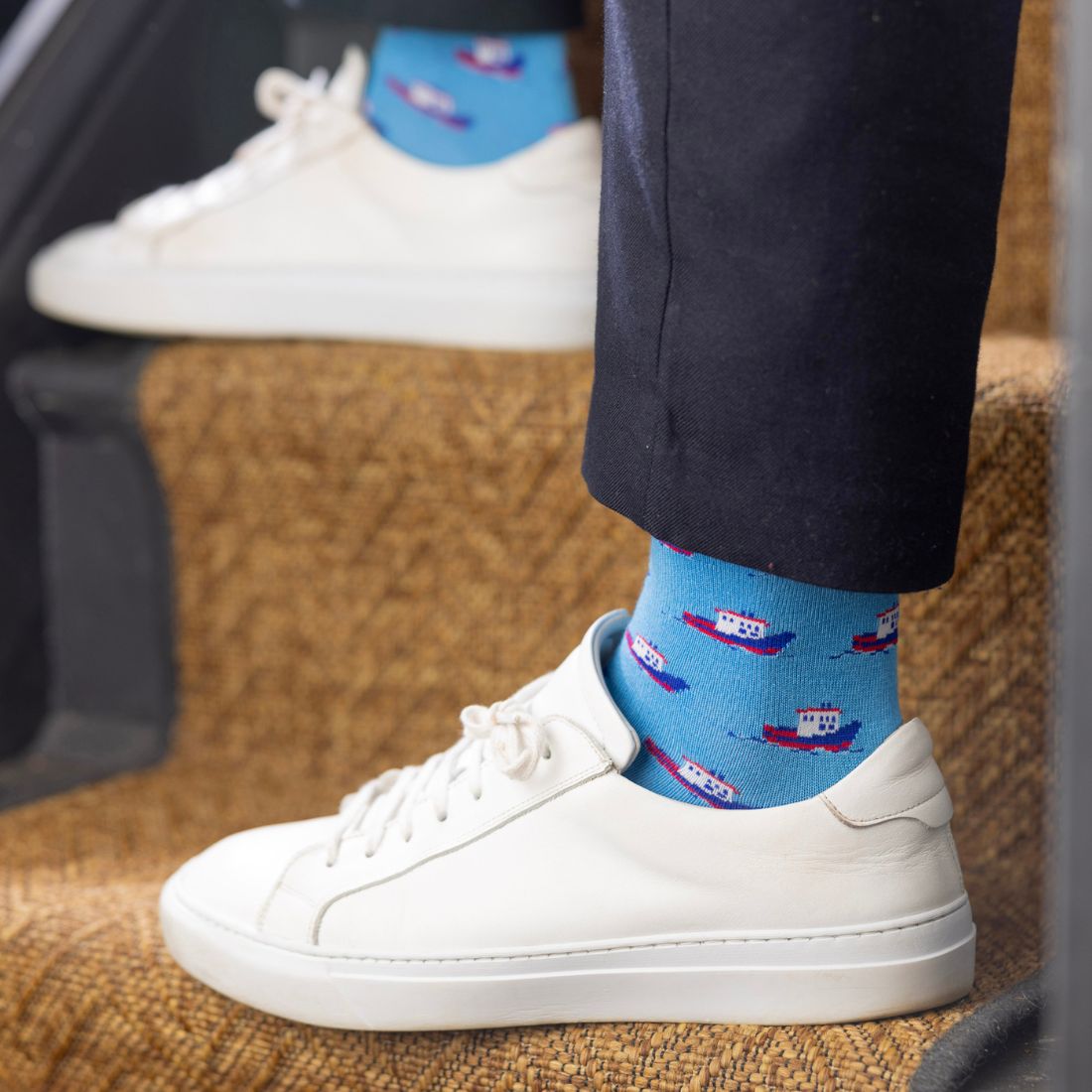Motor Boat Bamboo Socks