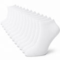 Sock Stack Mens Trainer Socks 12 Pairs Breathable Cotton Blend Arch Support Anti Crimping