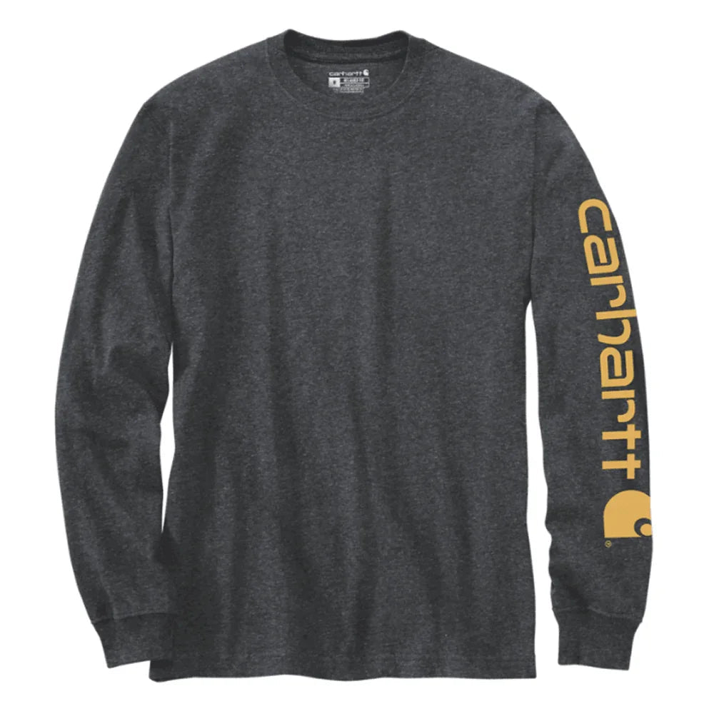 Carhartt EK231 Relaxed Fit Heavyweight Long Sleeve Graphic T-Shirt Top