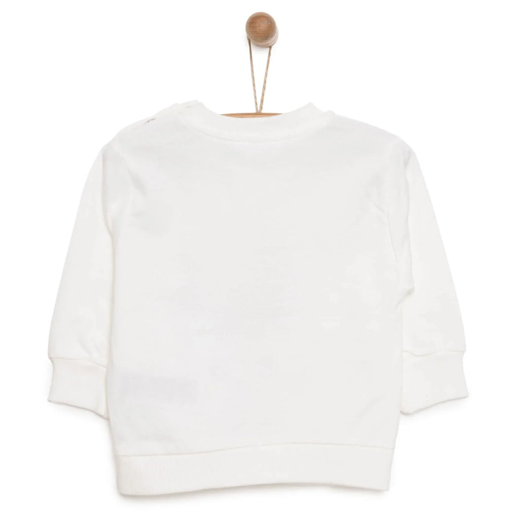 HelloBaby Bunny Motif Brushed Baby Sweatshirt (6 Months to 5 Years)