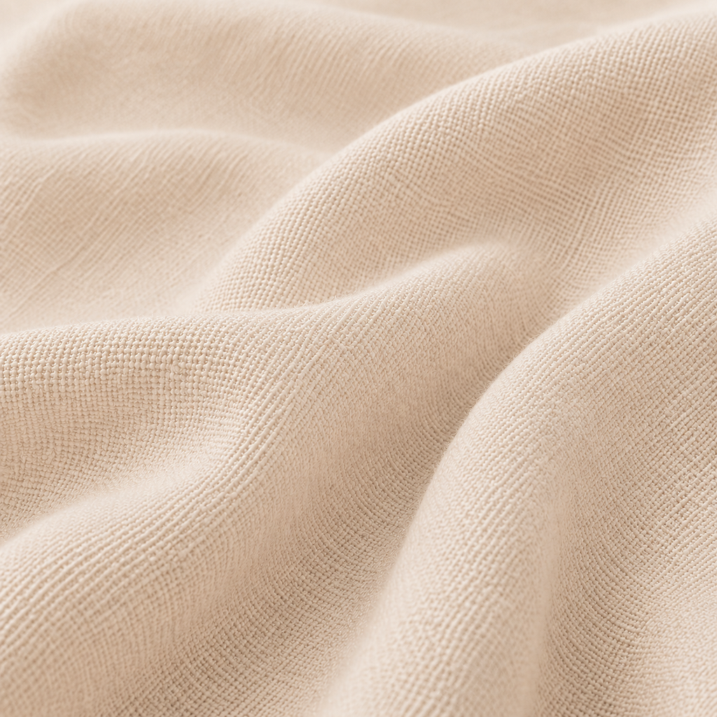 Warm Cream Cotton Scarf – Soft, Comfortable Everyday Essential