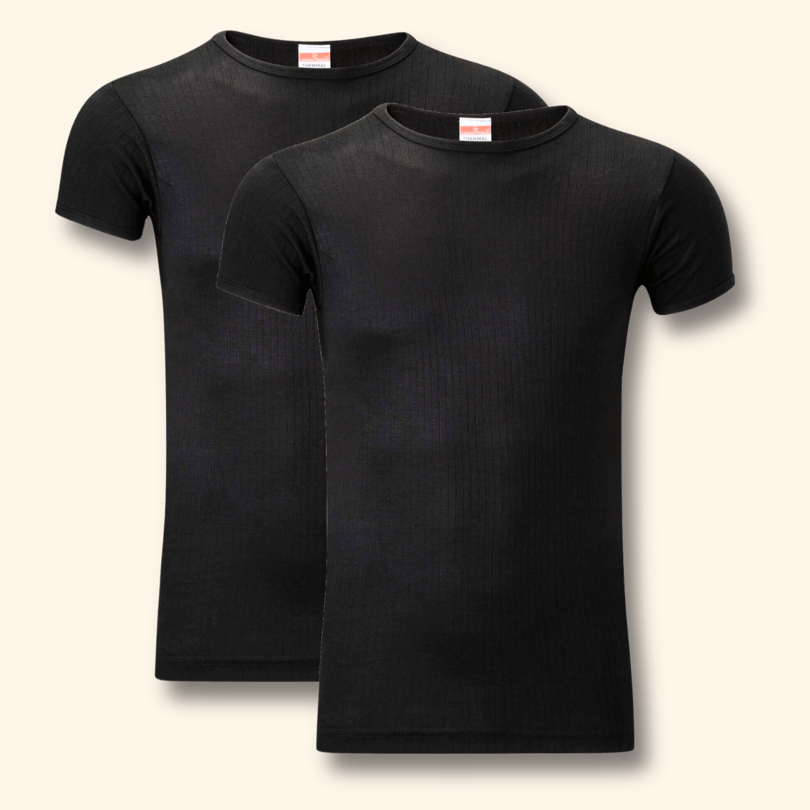 Heatwave Thermalwear 2 Pack Mens Thermal T Shirt Baselayer Brushed Yarn Insulated S-XXL
