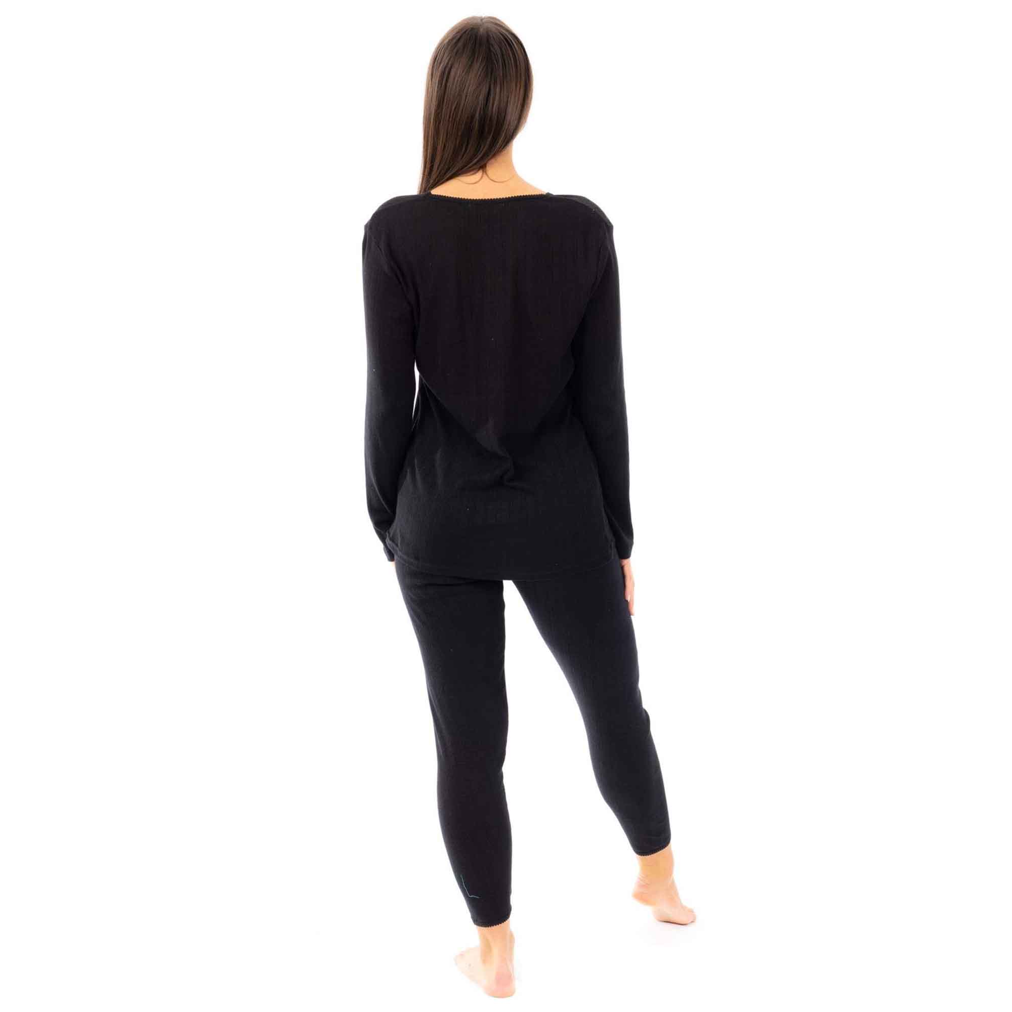 Heatwave Thermalwear Womens Thermal Long Sleeve Base Layer Top Pack Of 2 Insulated