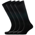 Sock Stack Travel Compression Socks 2 Pairs Unisex Knee-High Black Breathable Flight