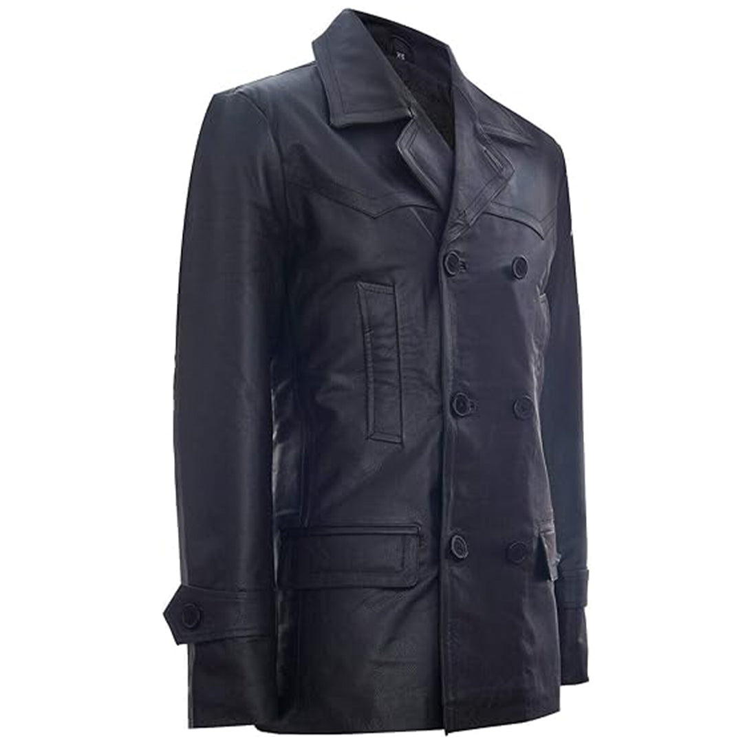 Ninth Doctor Inspired Leather Cosplay Coat