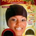 Magic Collection Organic Argan Oil Spandex Dome Cap NO.3016BLA for Hair Protection & Wig Making - Standard Size