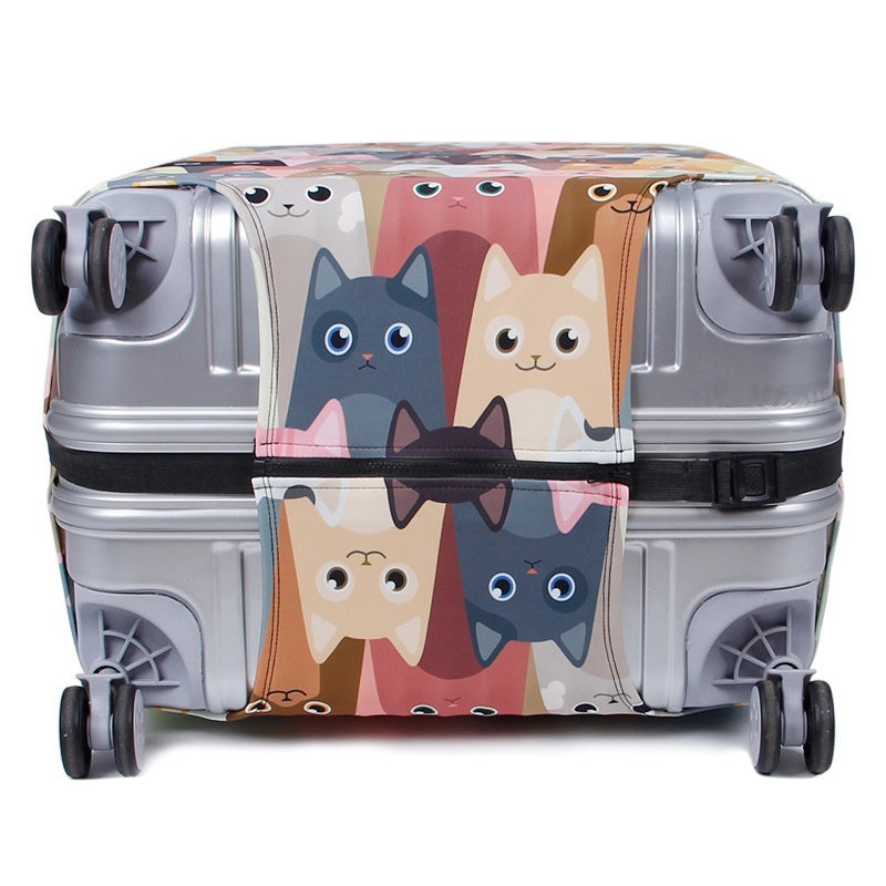 Thickening And Wear-resistant Elastic Trunk Cover Luggage Protective Trolley Travel Leather Dust Cover
