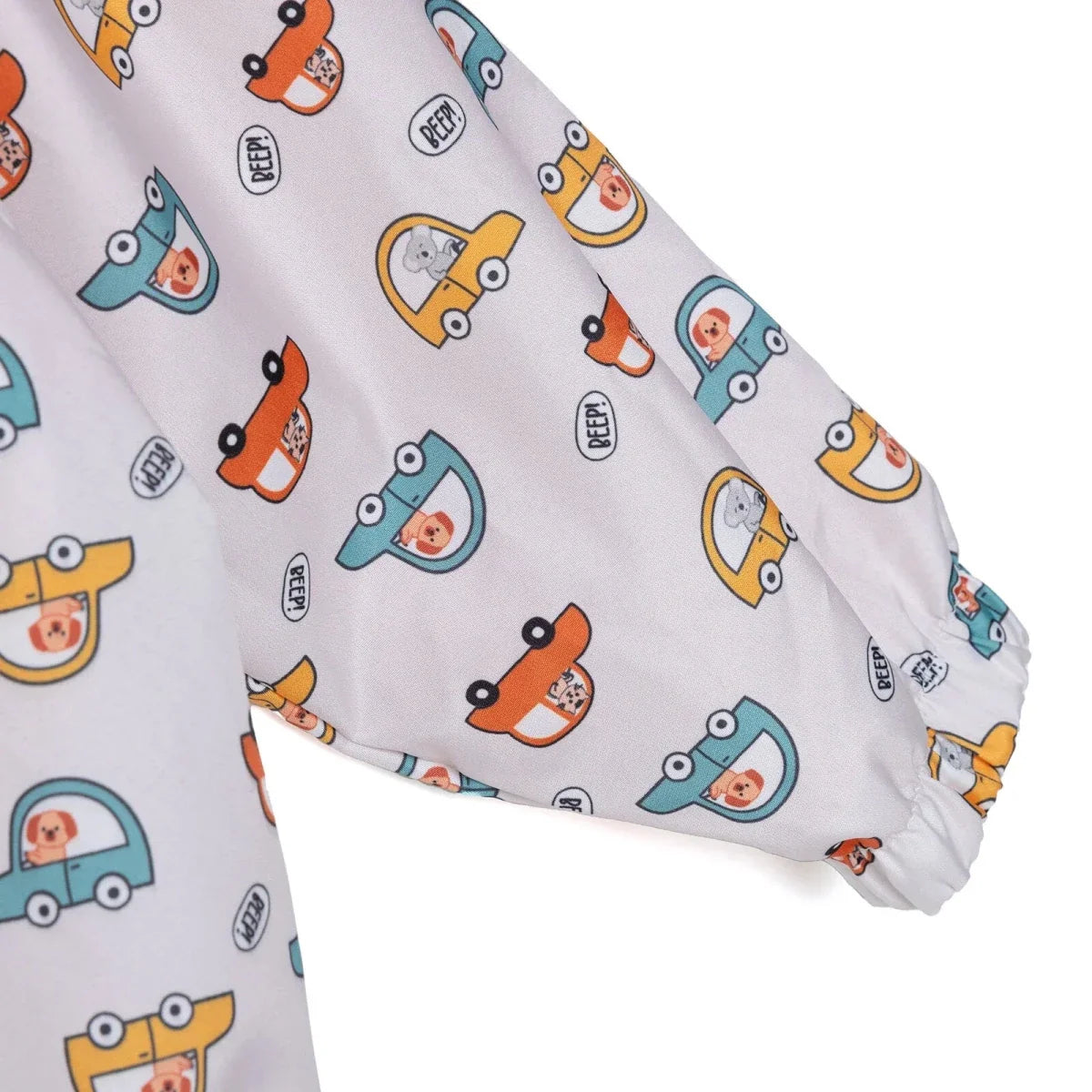 HelloBaby Hooded Baby Raincoat (9-12 Months to 4-5 Years) - Ecru Printed
