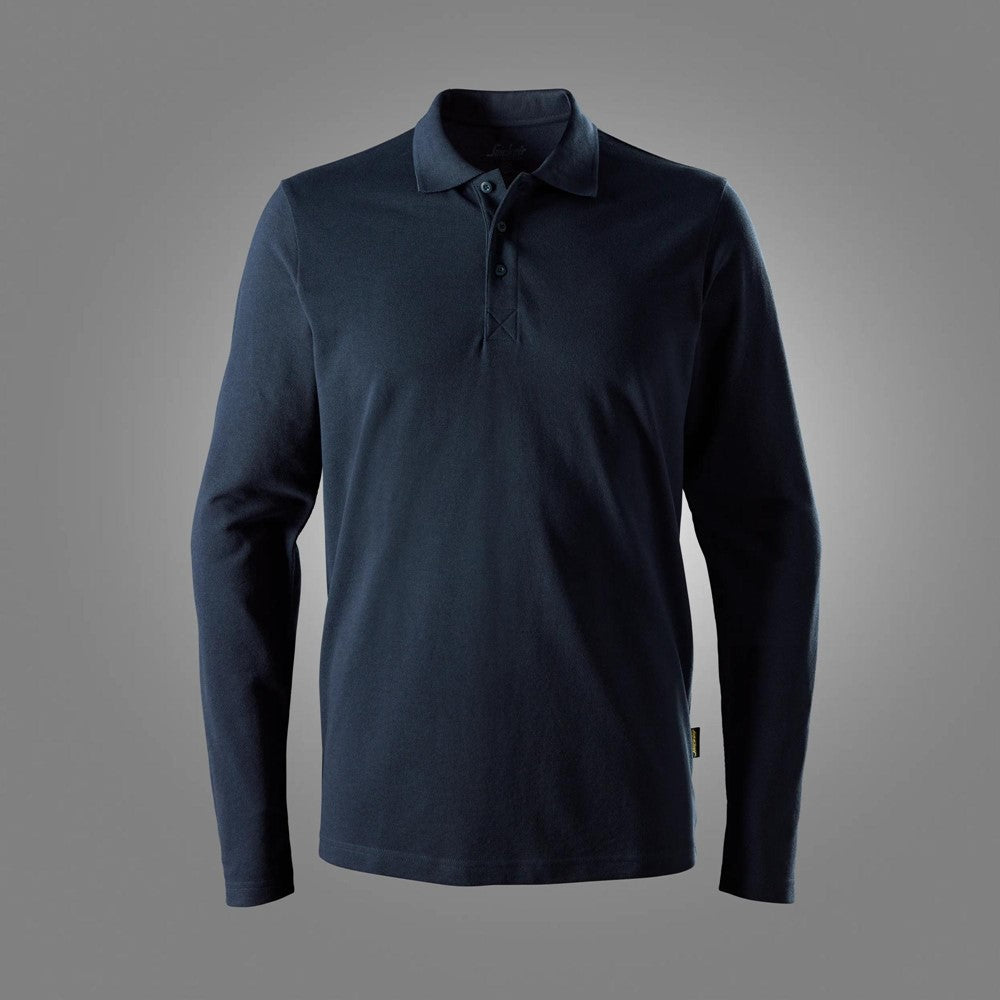 Snickers 2608 Long Sleeve Pique Polo Work Shirt