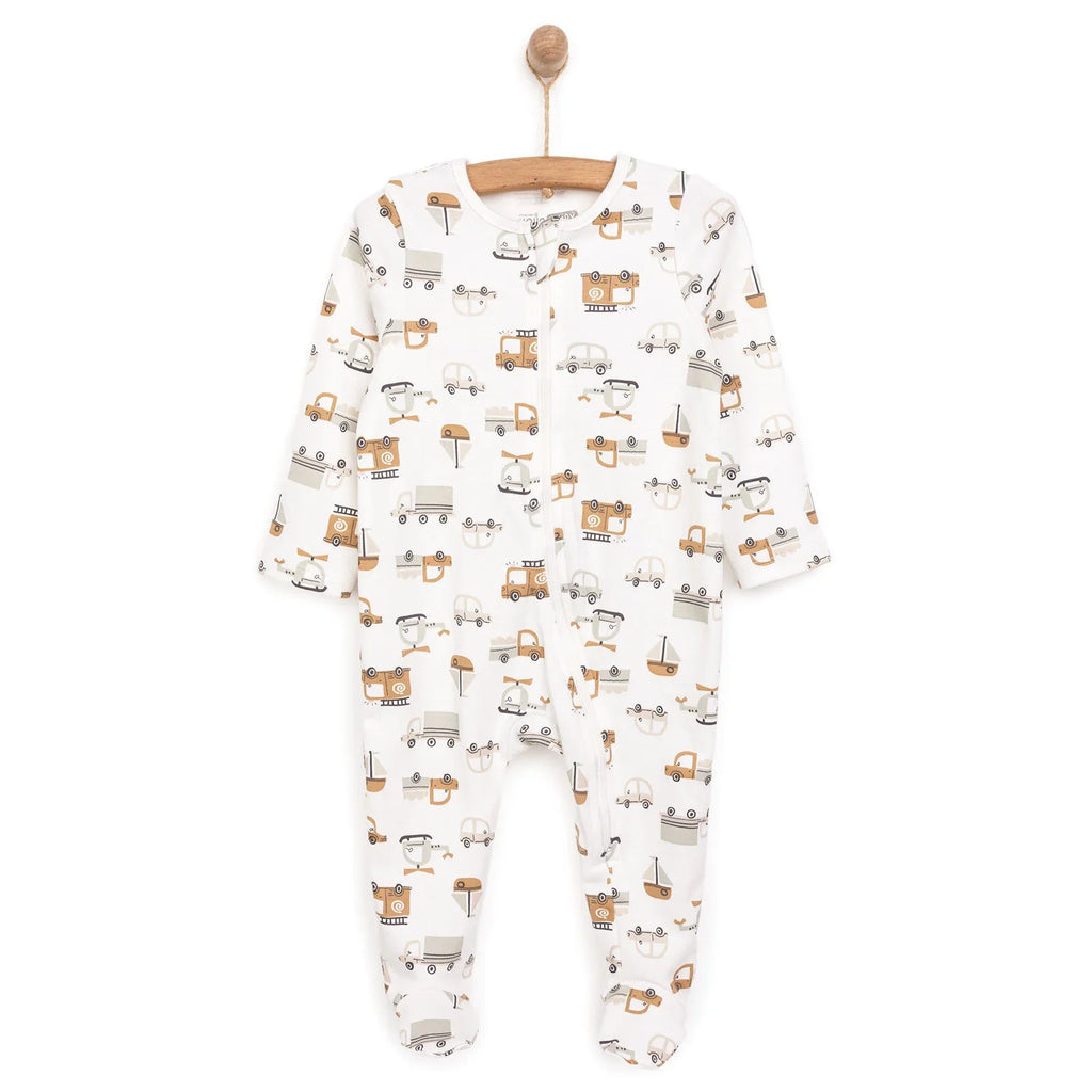 HelloBaby Long Sleeve Baby Sleepsuit with Feet (Newborn to 9 Months)