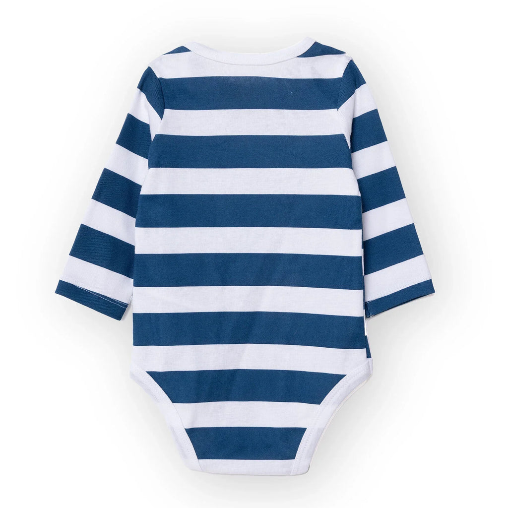 HelloBaby Long Sleeve Body - Navy Blue