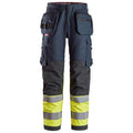 Snickers 6263 ProtecWork Work Trousers Holster Pockets High-Vis Class 1