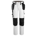 Snickers 6271 AllroundWork 4-Way Stretch Holster Pockets Trousers White