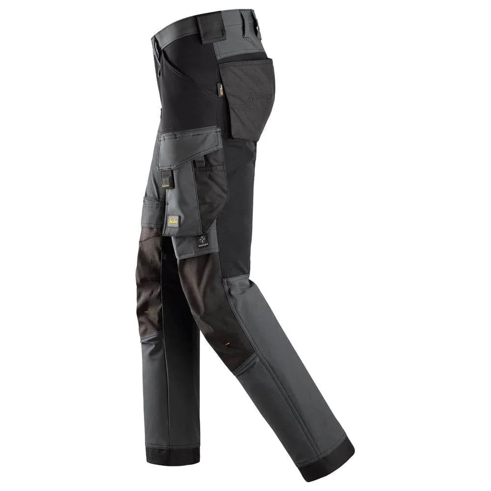 Snickers 6375 AllroundWork 4-way Stretch Trousers Steel Grey